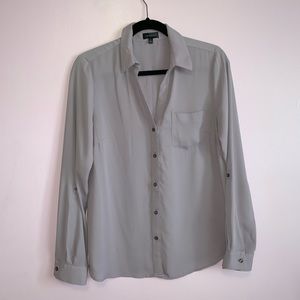 Collared button downj blouse